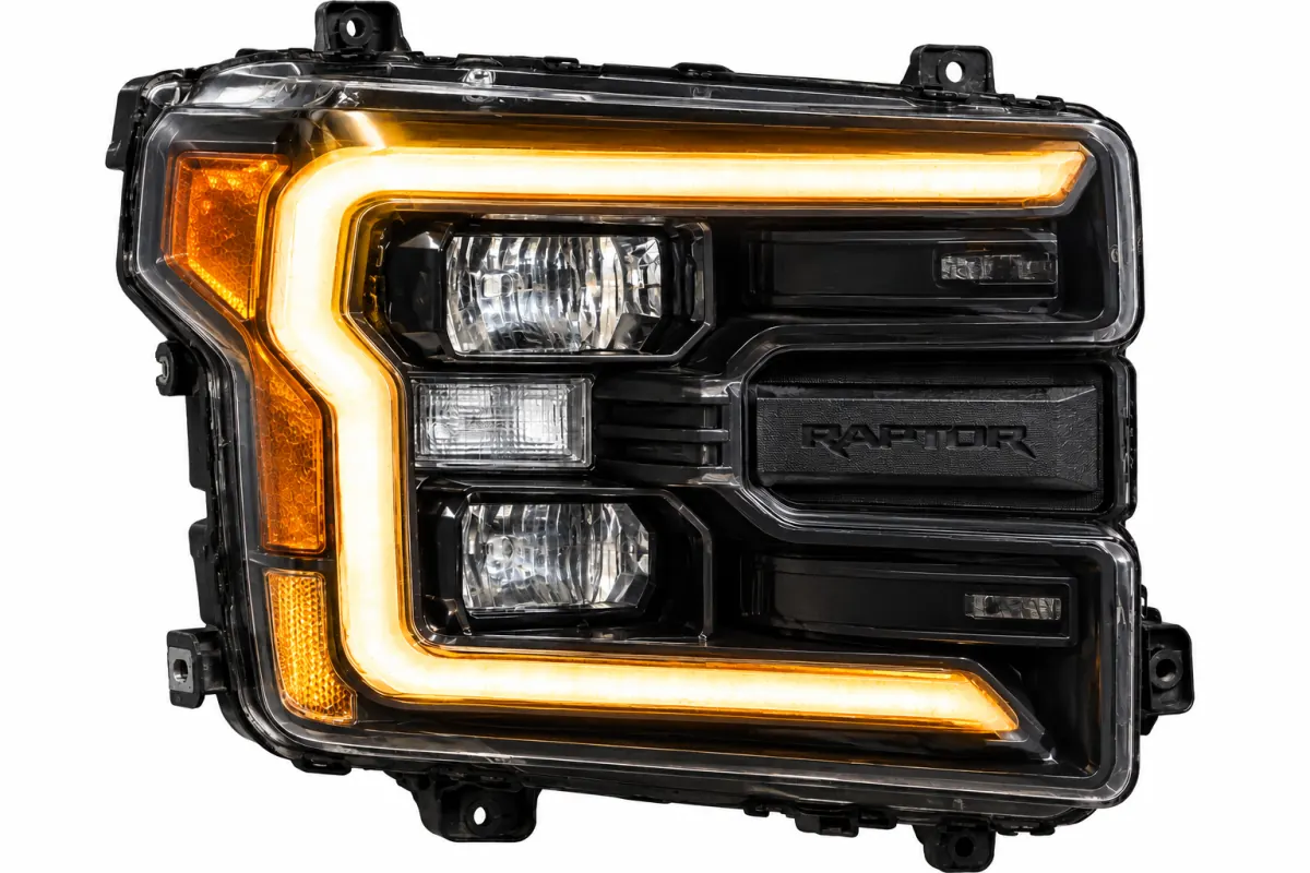 Headlight after restoration — polished clear