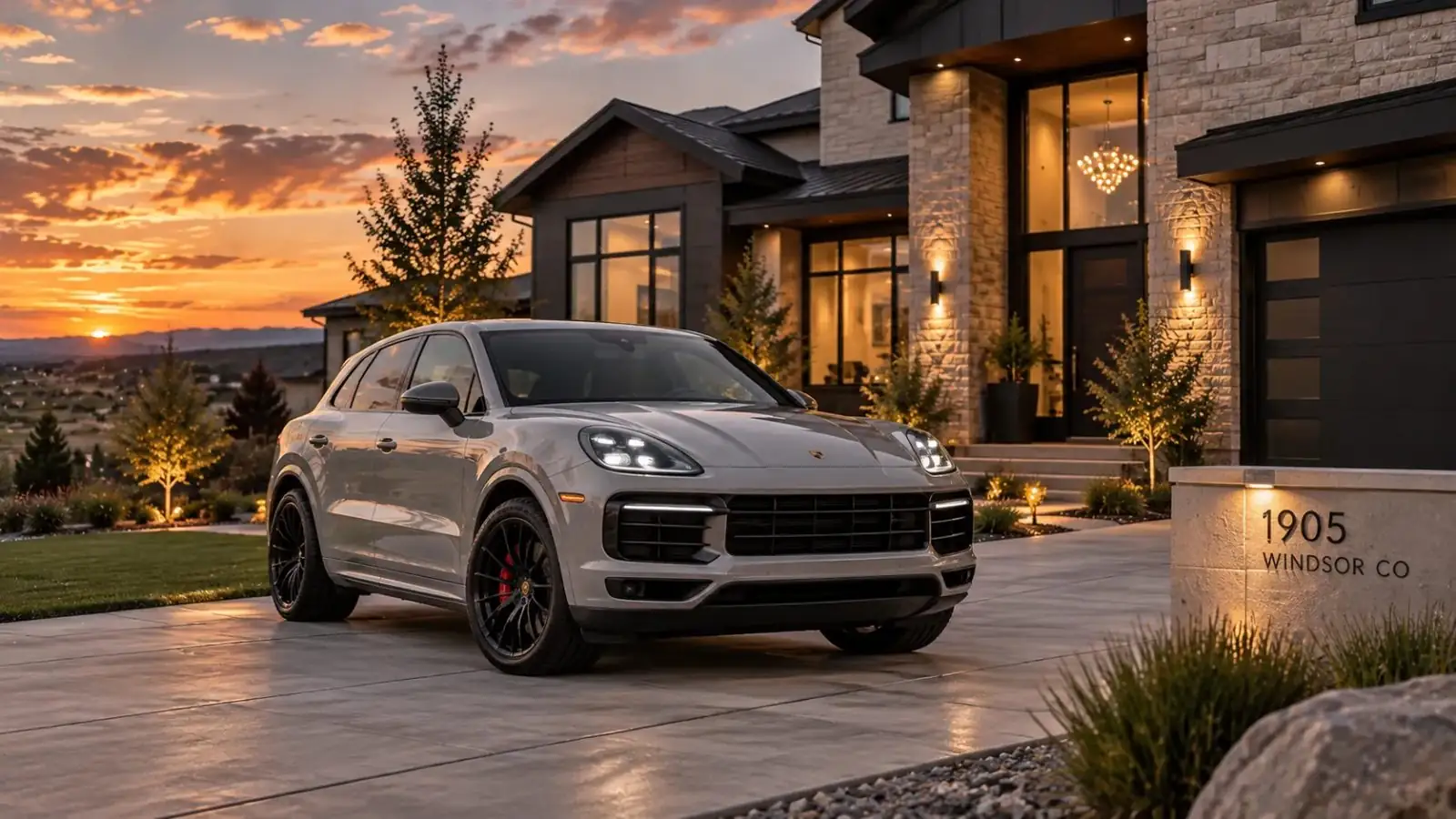 Detailed vehicle at a Windsor, Colorado home