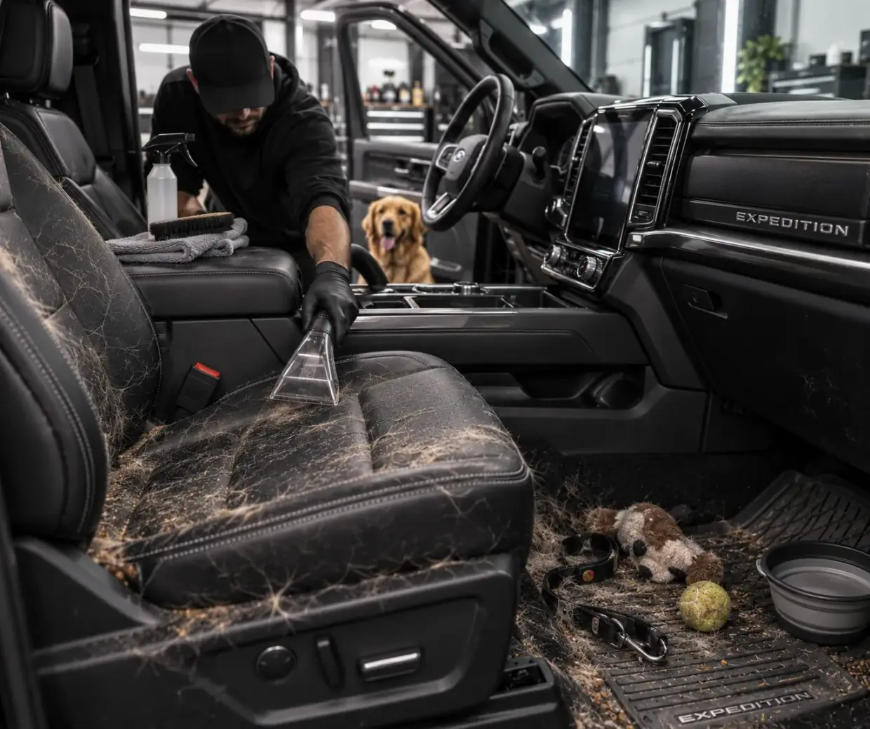 Interior detail in progress